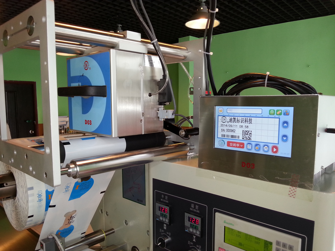 Термотрансферный принтер DIKAI D03S с длительным сроком службы, интерфейс USB/RS232/Сеть для пищевой промышленности и производства напитков