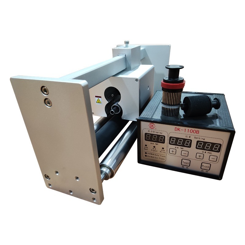 DIKAI DK-1100B Automatic Hot Ink Roll Coder with Max 300 Prints/Minute AC100-AC230V 50/60 Hz Expiry Date Printer