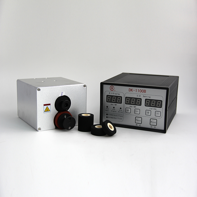 DIKAI DK-1100B Automatic Hot Ink Roll Coder with Max 300 Prints/Minute AC100-AC230V 50/60 Hz Expiry Date Printer