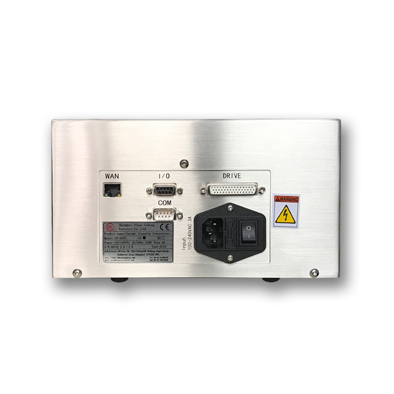 Dikai D05S Автоматический термопередающий печатный станок с 53-миллиметровой печатной головкой и длительным сроком службы для печати дат и штрих-кодов